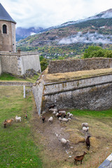 the citadel town of Briançon, built by Vauban in the French Alps