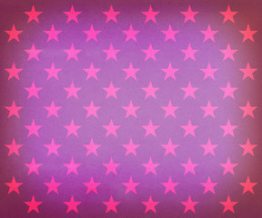 Vintage purple stars pattern