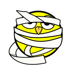 Cartoon Mummy Smiley