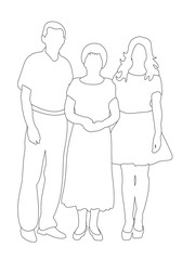 contours people