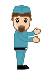 Hindu Taxi Driver Character