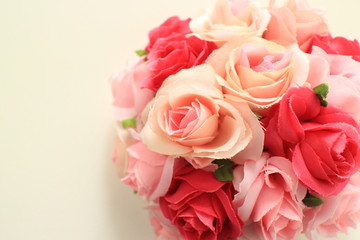 artificial rose bouquet