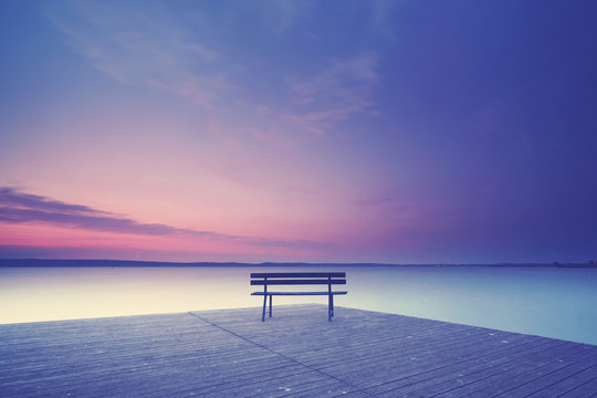 Sehnsucht - Pause am Steg