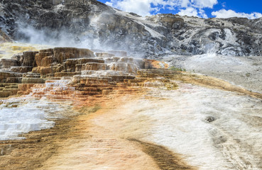 Mammoth Hot Springs, Yellowstone National Park, USA