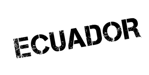 Ecuador rubber stamp. Grunge design with dust scratches. Effects can be easily removed for a clean, crisp look. Color is easily changed.