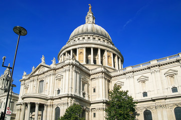 St Paul’s Cathedral  built by Sir Christopher Wren after The Great Fire Of London