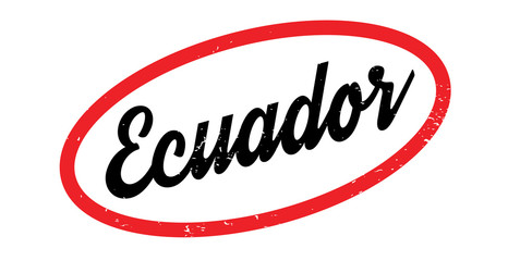 Ecuador rubber stamp. Grunge design with dust scratches. Effects can be easily removed for a clean, crisp look. Color is easily changed.