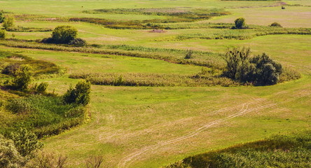  Beautifil meadow at sunset Ukraine