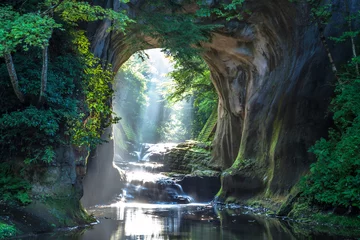 Abwaschbare Fototapete Badezimmer Nomizo Falls, Präfektur Chiba
