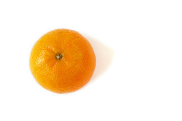 Orange in white background with clipping path.