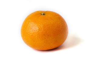 Orange in white background with clipping path.