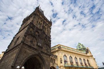 Prague at cloudy daytime, Czech Republic, Europe