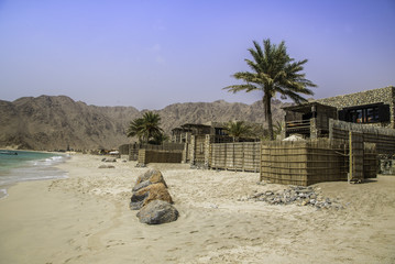 A beach in Oman