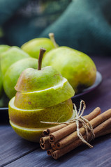 pears and cinnamon