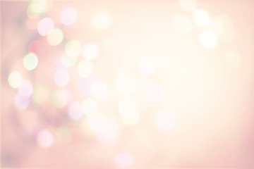 Pink Pastel Vintage Background with Defocused Spots Light boke