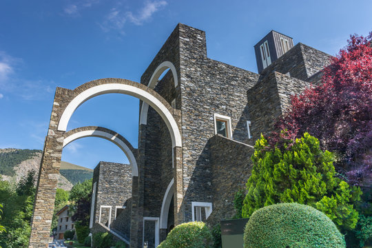 Basilica of Meritxell, located in Andorra