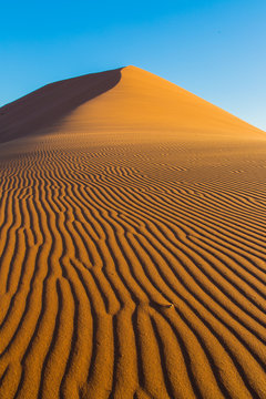 Sand ripples at Sossusvlei Namibia
