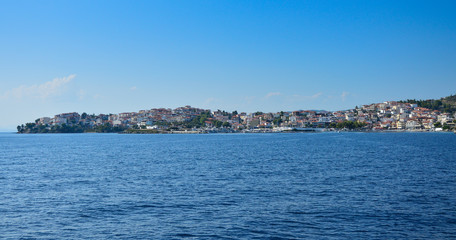 Fototapeta premium Neos Marmaras from the Sea