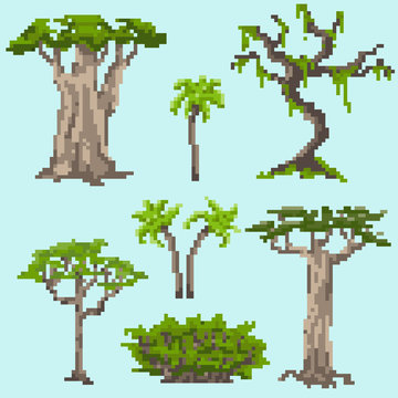 A Set Of Pixel Trees