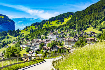 Mountain world in Switzerland