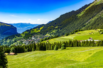 Mountain world in Switzerland