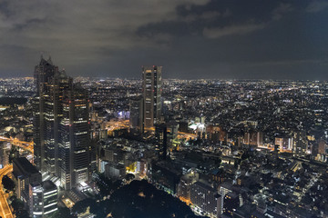 Obraz premium 東京の新宿からの夜景