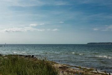 Fototapeta na wymiar Sea in Denmark during summer