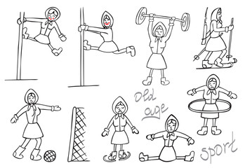 Obraz premium Sports and old age
