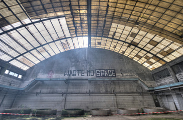 Interior old factory