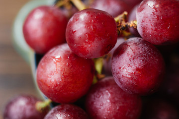 Bunch of grapes, close view