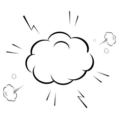 Empty frame. Monochrome.