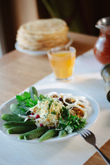 Healthy vegetable salad