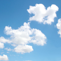 Obraz na płótnie Canvas blue sky background with tiny clouds