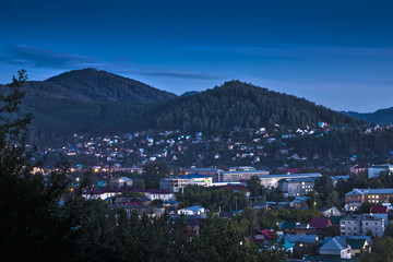 Fototapeta premium Evening city