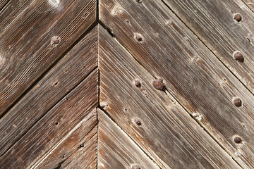 Obraz premium Wooden door background texture close-up