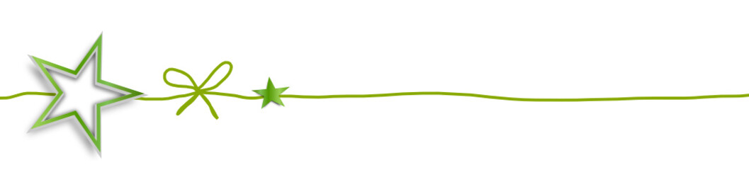 Stern Band Sterne Banner Schleife Grün weihnachten Stars 
