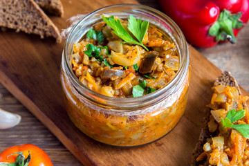 Ajapsandali vegetable snack