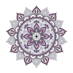 Flower Mandalas. Vintage decorative elements. Oriental pattern, vector illustration. Islam, Arabic, Indian, turkish, pakistan, chinese, ottoman motifs