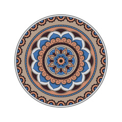 Flower Mandalas. Vintage decorative elements. Oriental pattern, vector illustration. Islam, Arabic, Indian, turkish, pakistan, chinese, ottoman motifs
