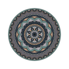 Flower Mandalas. Vintage decorative elements. Oriental pattern, vector illustration. Islam, Arabic, Indian, turkish, pakistan, chinese, ottoman motifs