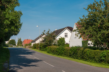 Fototapeta na wymiar Village of Askeby on island of Moen in Denmark