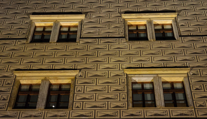 Pattern on a building