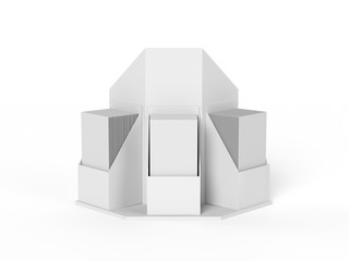 Flyer holder box template for customization