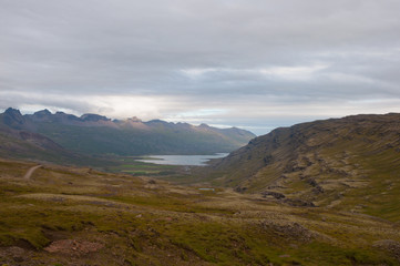 Obraz premium Berufjordur fjord in east Iceland