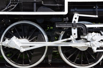 Fototapeta premium 蒸気機関車