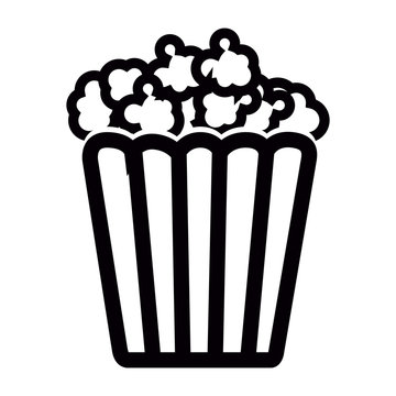 recommend clip art: Isolated cinema popcorn