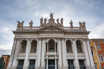 Fototapeta na wymiar Basilica di San Giovanni in Laterano in Rome
