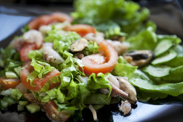 salad. japanese food.