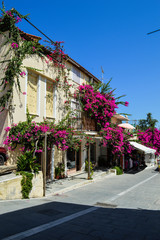 Petites rues de Rethymnon, Crète, Grece