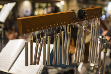 Dettaglio di uno strumento musicale